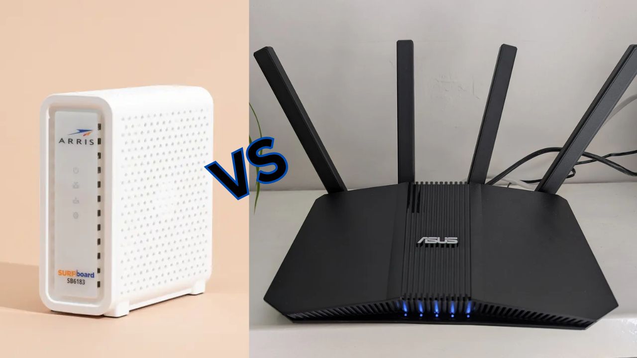 Modem and Router
